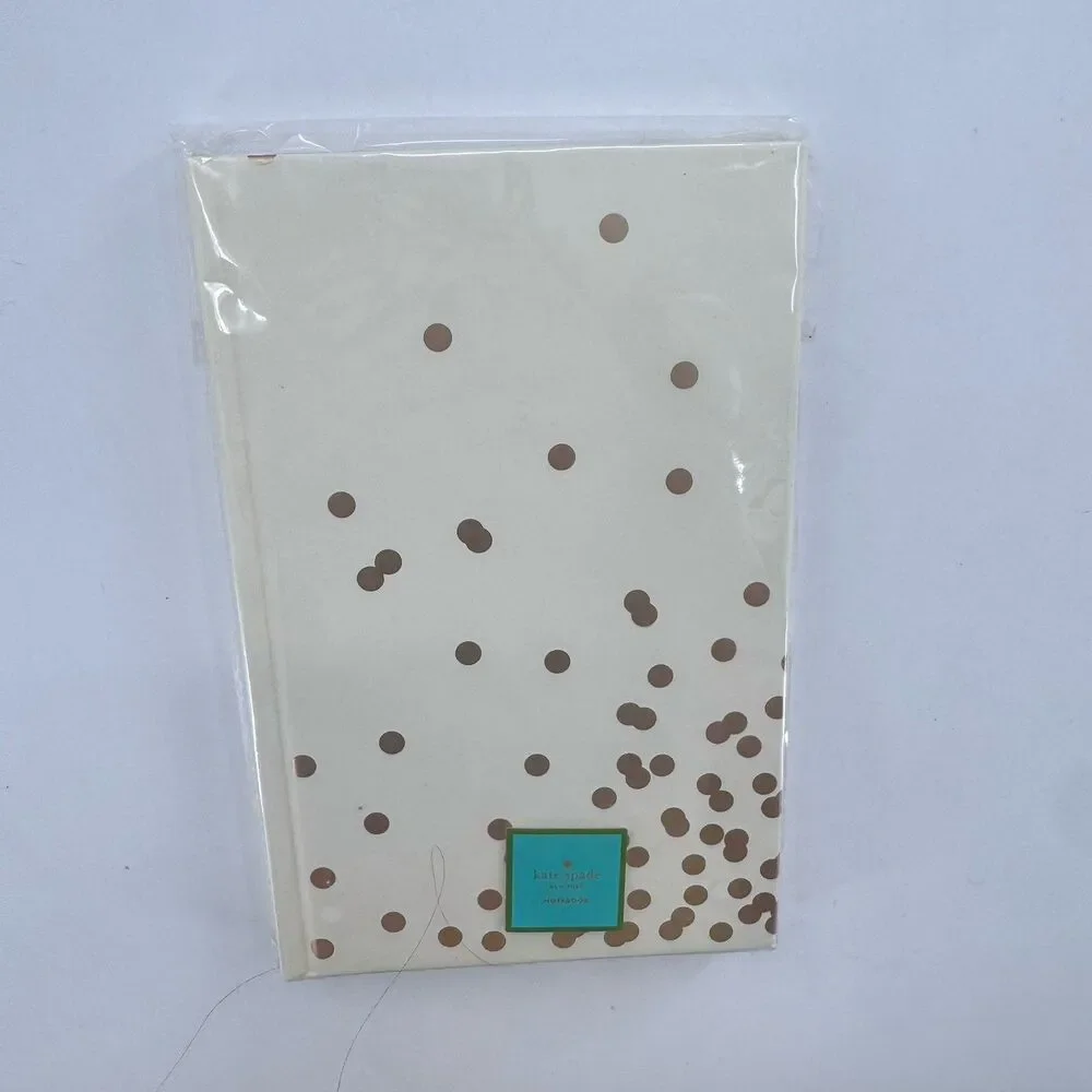 Kate Spade Confetti Dot Notebook 200 Pages Ribbon BM Sealed Fast Shipping